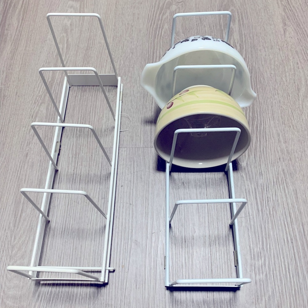 Bowl Organizer Set Of 2 For Only One Price.
